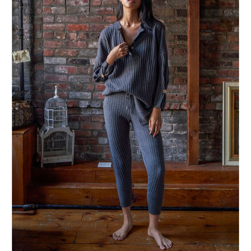 NWT Free People Around The Clock Jogger / Charcoal - Picture 4 of 6